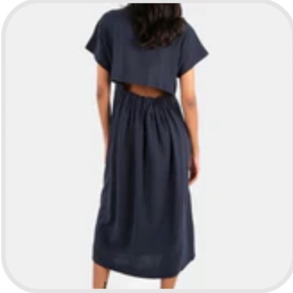 Mellor Dresses & Skirts - Mellor Navy Open Back Dress